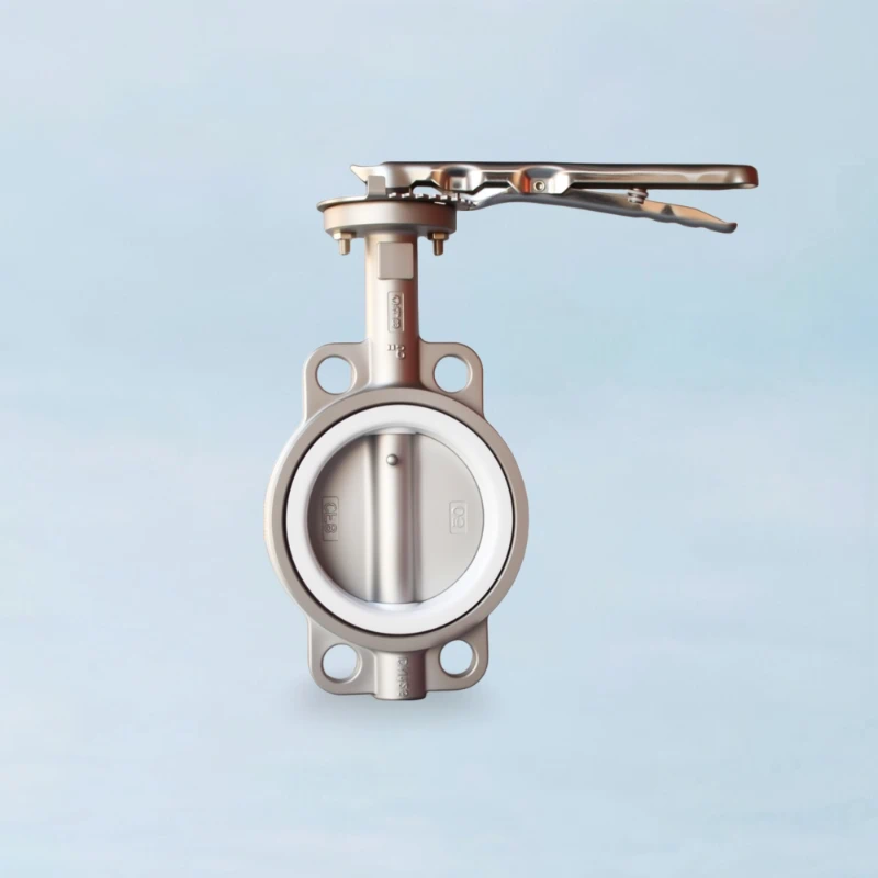 Heavy-Body™ Stainless Steel Wafer Type Butterfly Valve - Lever