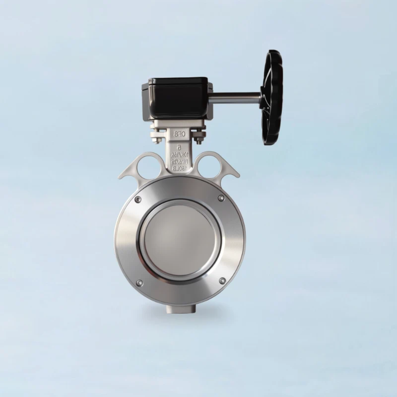 SS High Performance Wafer Butterfly Valve - Worm Gear