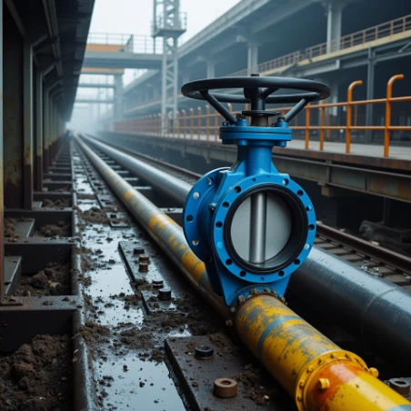 Butterfly Valve Wafer Type Lever Operated
