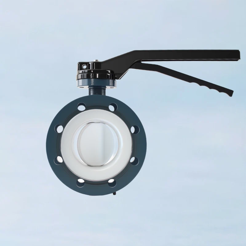 Carbon Steel Flange Butterfly Valve - Lever