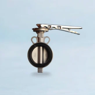 Quick Change Seat Stainless Steel Wafer Type Butterfly Valve - Lever