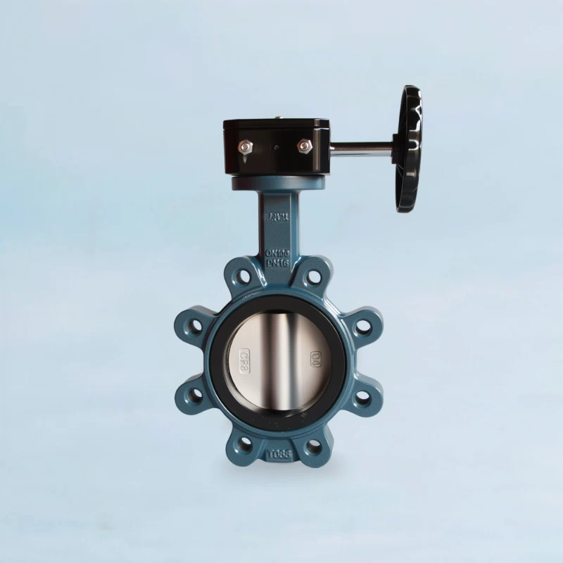 Carbon Steel Lug Butterfly Valve with Worm Gear