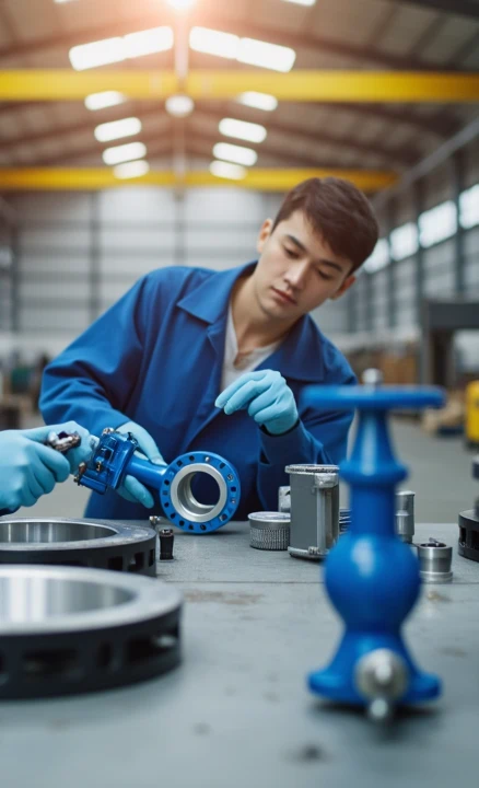 Xianmei Foods production facility with mixed piping standards