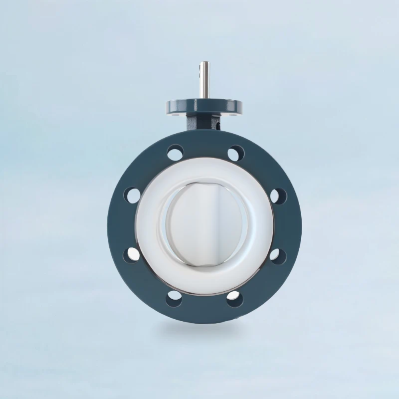 Carbon Steel Flange Butterfly Valve - Bare Stem