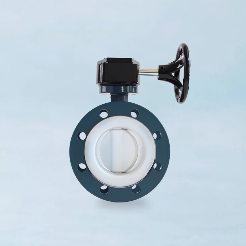Carbon Steel Flanged Butterfly Valve - Worm Gear