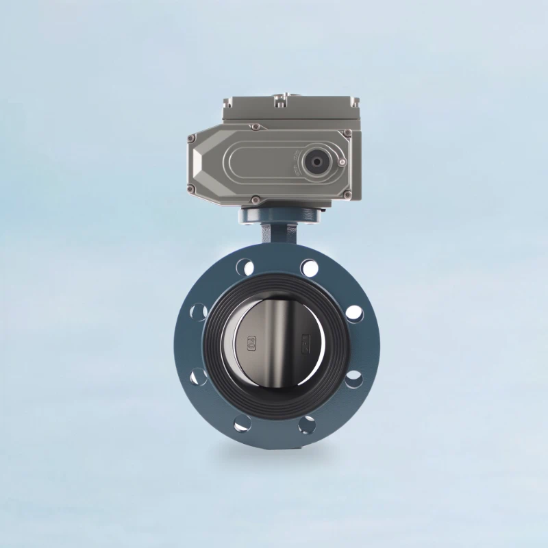 Carbon Steel Flange Butterfly Valve - Electric