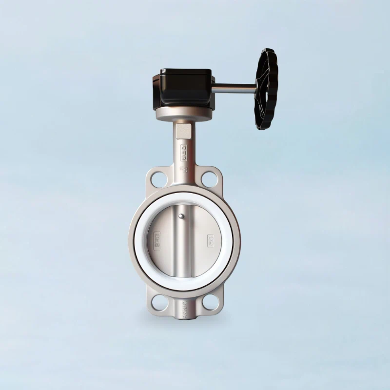 Heavy-Body™ Stainless Steel Wafer Type Butterfly Valve - Worm Gear