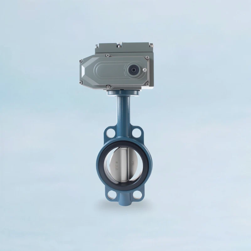 Heavy-Body™ Stainless Steel Wafer Type Butterfly Valve - Electric