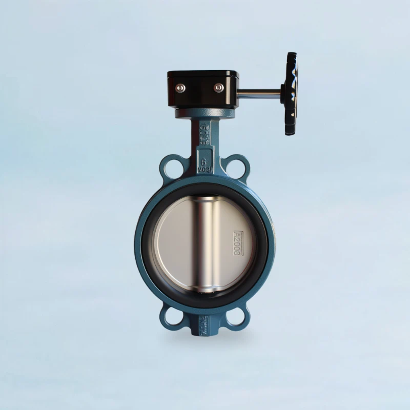 Signet™ Carbon Steel Wafer Butterfly Valve - Worm Gear