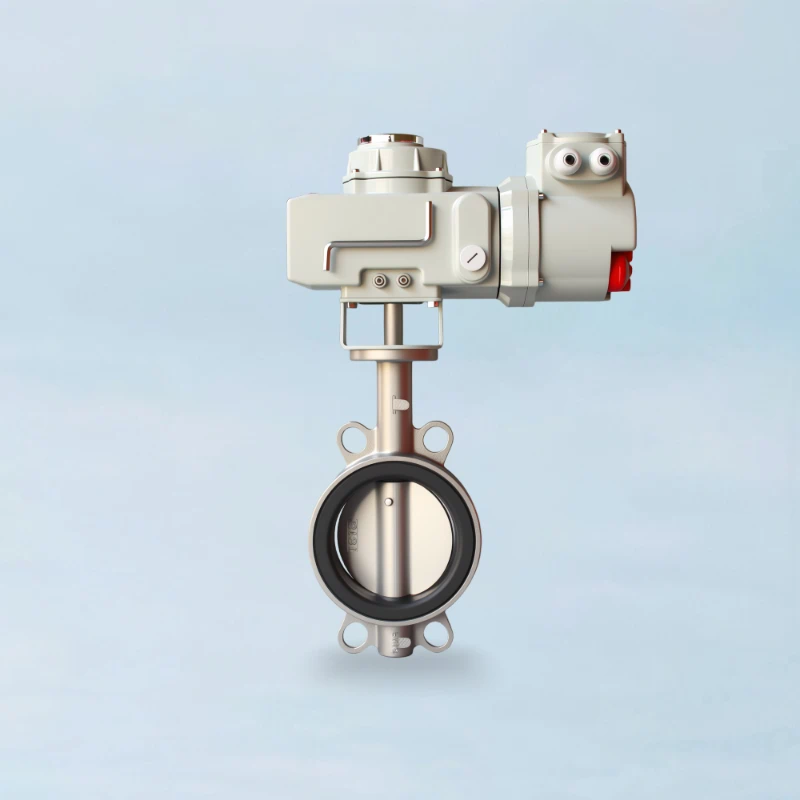 Uni-Fit Series Stainless Steel Wafer Butterfly Valve - Electric