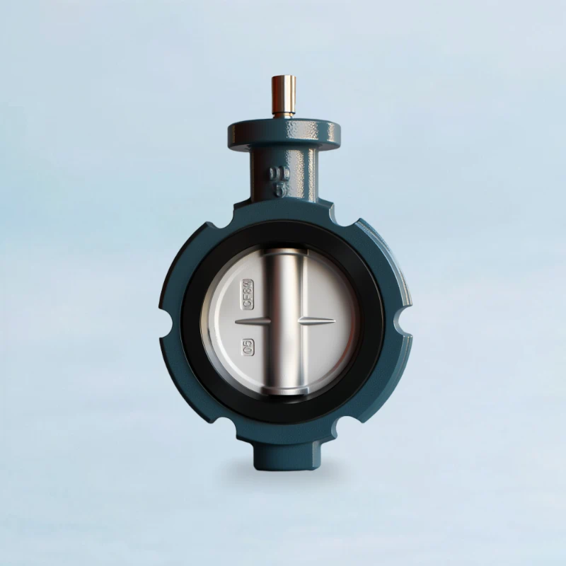 HP25 Series Ductile Iron Wafer Butterfly Valve - Bare Shaft
