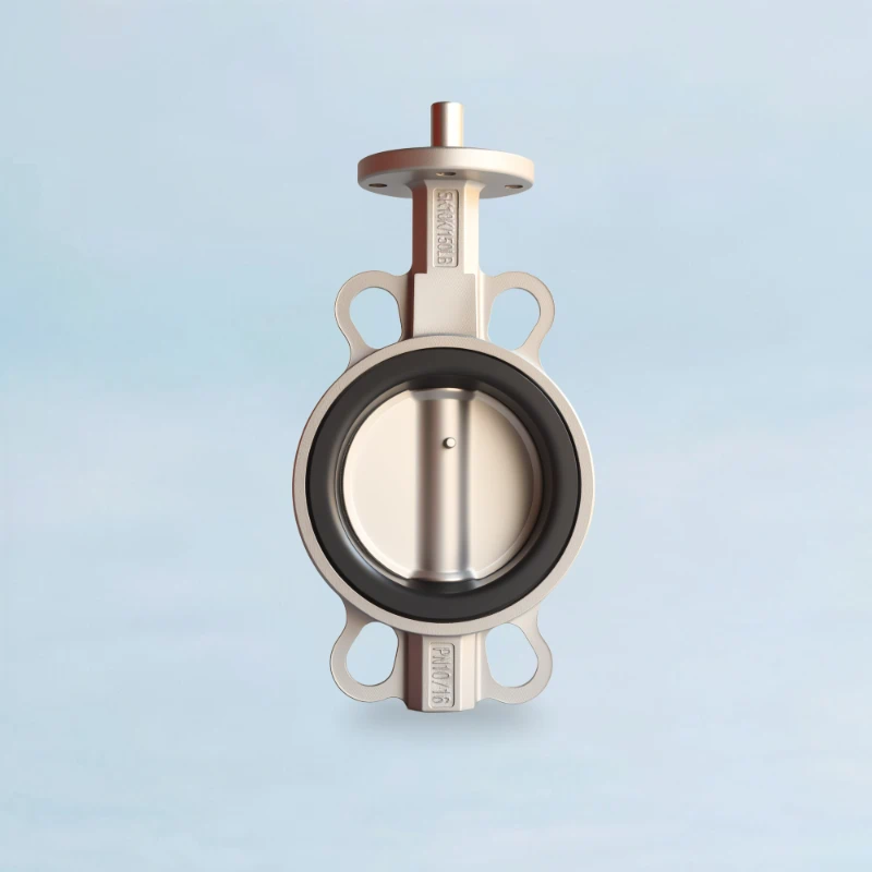 AeroForm Series Stainless Steel Wafer Type Butterfly Valve - Bare Shaft
