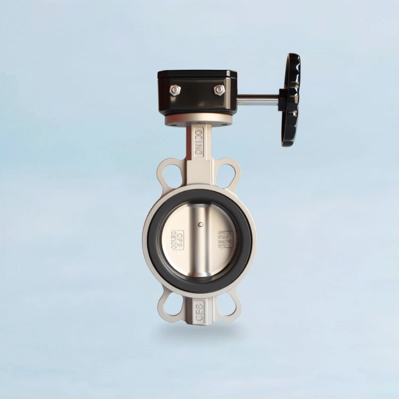 AeroForm Series Stainless Steel Wafer Type Butterfly Valve - Worm Gear
