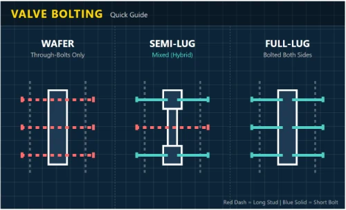Technical Guide: Semi-Lug vs. Full-Lug Butterfly Valves