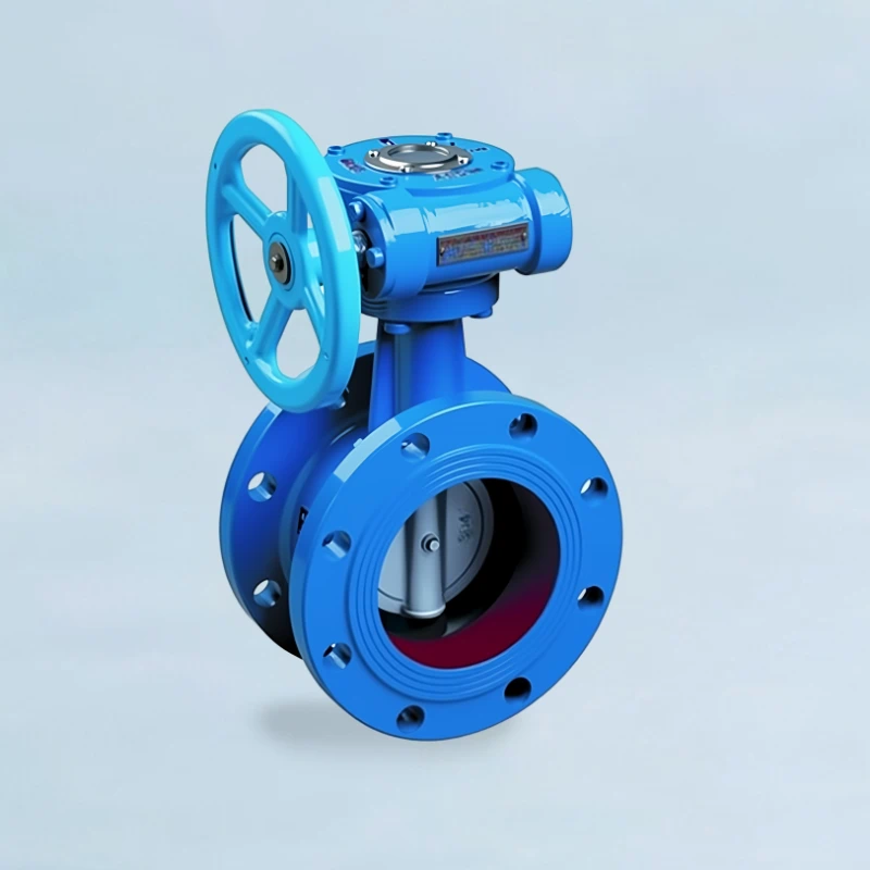 Ductile Iron Flanged Butterfly Valve - Worm Gear